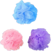 Shower Loofah Bath Sponge - 3 Pack Large Soft Nylon Mesh Puff for Body Wash